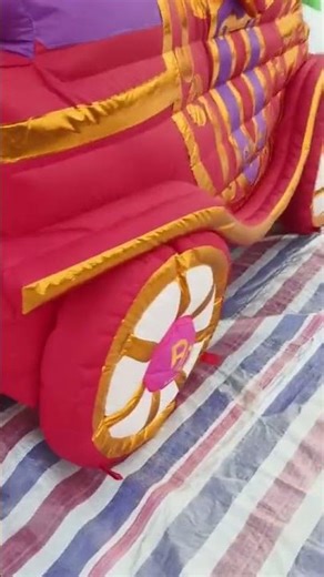 Enjoy your festival with our inflatable carriage carrying people!