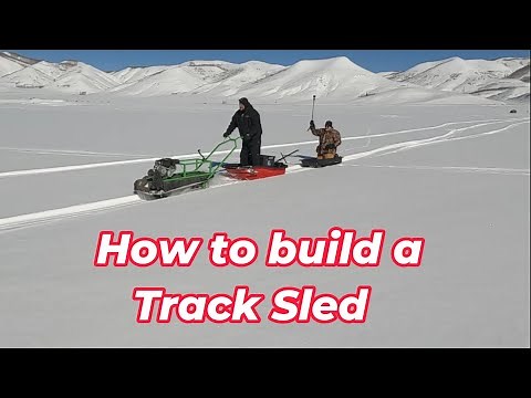 DIY track sled from start to finish part 1
