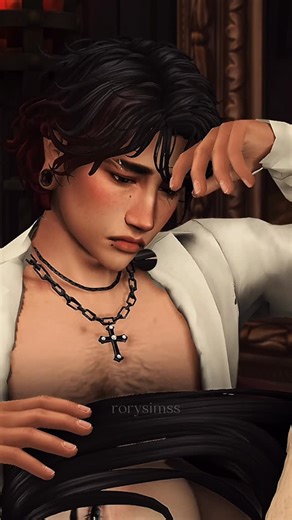 Rory ♡ on Instagram: "“you make me vulnerable” ❤️‍🩹 #thesims #thesims4 #machinimasims4 #aestheticsims4 #sims4"