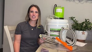 FLUENTPOWER Tankless Water Heater Descaling Flush Kit, Includes 1/4HP Submersible Utility Water Pump with Adapters, 4 Gallon Pail with Bucket Lid Opener, Two 3/4"GHT x 6' Stainless Steel Hoses