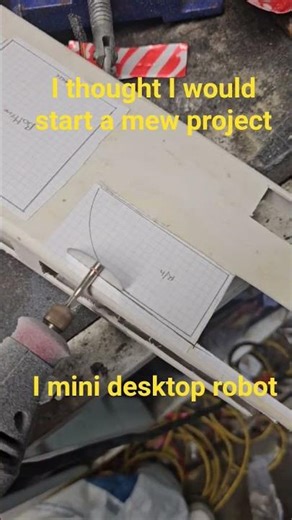 started a new project today a table top robot. #arduino #electronics #servos