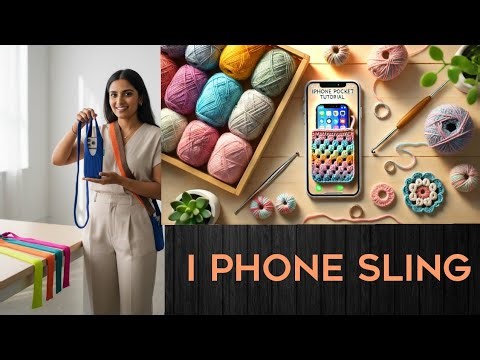 iPhone Pocket Crochet | Easy Mobile Pouch Tutorial for Beginners | Crochet Phone Cover.