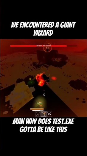 combat initiation test.exe randomizer giant wizard encounter #roblox #combatinitiation