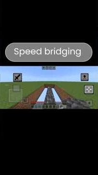 Bridging tips for beginners! #minecraft #gaming