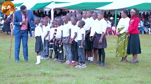 Funny moments with Brobox and kids in Kuresoi North during the homecoming ceremony of Lensco, CEC for Agriculture, Nakuru County. | Kalenjin Media