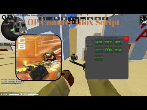 Roblox Counter Blox OP Script [Aimbot, Speed, Third-Person] and more !!