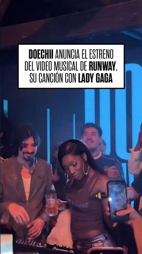 👠 ¡El video musical de #RUNWAY, de #LadyGaga y #Doechii, se estrena HOY!
