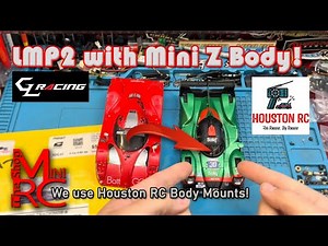 GL Racing LMP2 Body Mounts from Houston RC for the Mini-Z 102mm Bodies!