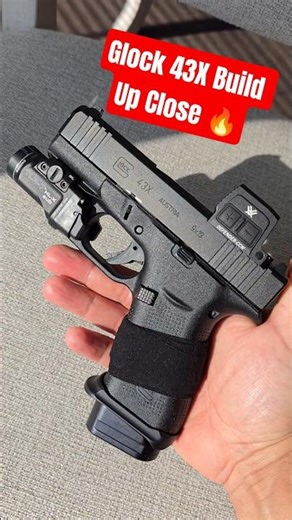 The new Enclosed Vortex Defender CCW Micro Red Dot and TLR 7 Sub combo on the Glock 43X is 🔥