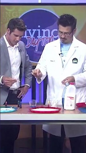 Milk + Food Coloring + Dish soap = Milk Fireworks #stem #science #experiment