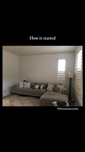 956K views · 25K reactions | We all start somewhere! I couldn't for the life of me figure out how to start decorating this room especially with such a randomly placed window. I started with just a couch, then leaned into a modern farmhouse phase with shiplap on the walls. It wasn't until just last year (5 years after moving in) when I figured out exactly what I wanted for this space and I'm so glad we finally got here! ✨ #homedecor #homediy #diyhomeimprovement | The Martinez Casita | Facebook