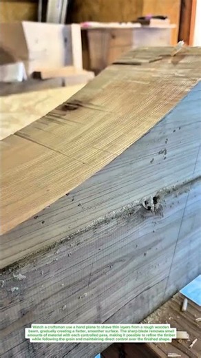 Satisfying Wood Planing by Hand | Smooth Timber Shaping with a Hand Plane