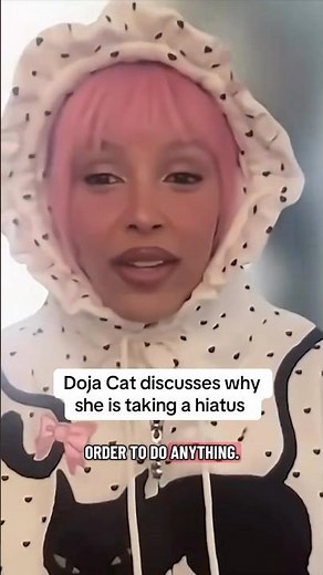 "I cannot make music right now." Doja Cat discusses why she is taking a hiatus during an interview