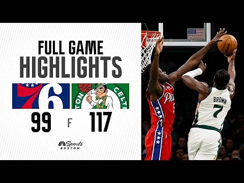 FULL GAME HIGHLIGHTS: Celtics beat 76ers for ninth straight win