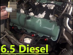 6.5 Diesel marine injectors and fuel return install