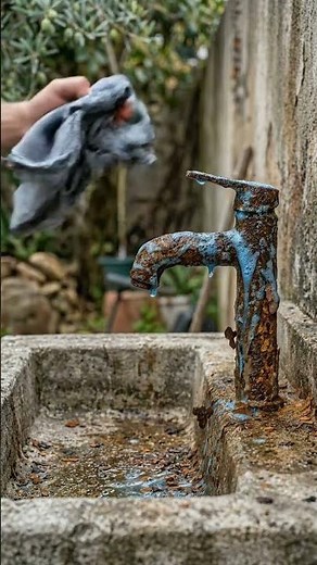 Watch how years of rust disappear in seconds — this transformation is pure satisfaction!#asmr #rust