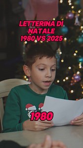 La letterina a Babbo Natale 1980 vs 2025 🤣 Segui @081comedy prima che chiedano pure l’IBAN 🎅💳 | 081comedy