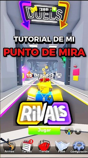 My crosshair tutorial 🔥 #roblox #rivals