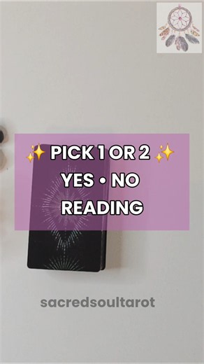 🔮 Yes or No Tarot — pick Card 1 or Card 2 and receive your answer. ✨ #tarot #yesorno #pickacard
