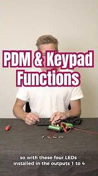 PDM & Keypad Functions #speedingnu #automobile