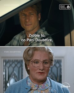 Futbol w stylu Pani Doubtfire? Dokładnie tak! 🏉😂 Oglądaj serial „Chad Powers” i film "Pani Doubtfire" w Disney . | Disney
