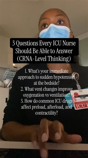 Courtney | Nurse Anesthesia Resident | 1. You should be able to determine quickly: Is it a pump, a tank, or pipes? Do I need fluids, pressors, or to stop a medication (propofol,... | Instagram