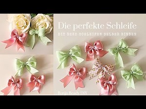 Schleifen binden zum dekorieren und Geschenke einpacken 🎀 | DIY Doppelschleife | Ronja Ready DIY