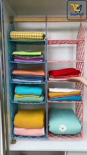 🧺 5-Layer Multipurpose Folding Clothes Storage Rack - where organization meets style!