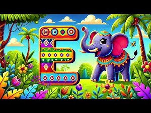 Learn the ABCs E is for Elephant Song for Toddlers