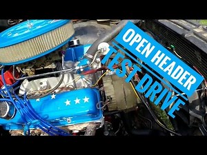 First test ride with the new cam and open headers in my 78 c10 stepside.