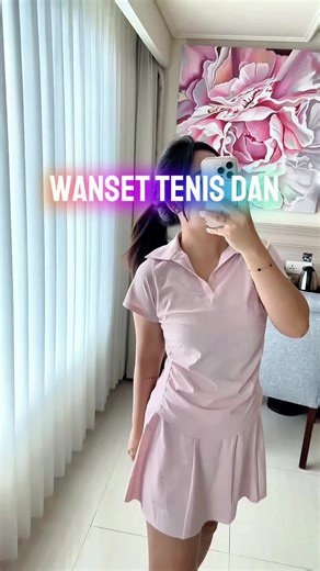 📍Link bio no.71 🌸💕👙👚🦩✨ #bajutenis #bajupadeloneset #roktennis #rokpadel #bajupadel