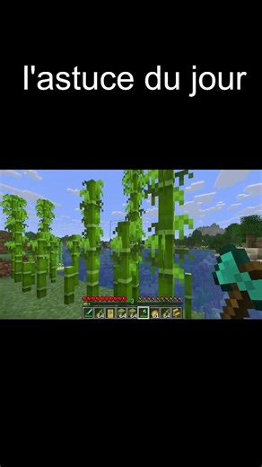 Building bamboo houses, Minecraft tip 106 #minecraft #viral #gaming