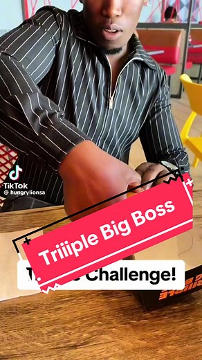 Hungry Lion Triiiple Big Boss Taste Test!