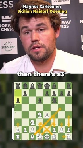 Magnus Carlsen Explains the Moves in Sicilian Najdorf Opening