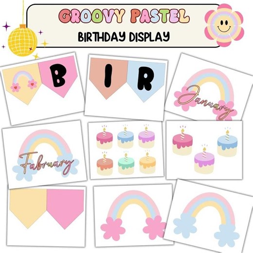 Groovy Pastel Classroom Decor Ideas