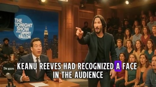 Jimmy Fallon FROZEN When Keanu Reeves Suddenly Spots a Familiar Face In The Audience On a Tuesday night that had begun like any other inside NBC’s famed Studio 6B, something extraordinary happened. The lights were bright, the band was tight, the jokes were landing, and Jimmy Fallon—the ringmaster of modern feel-good late night—was deep into an interview with one of Hollywood’s most beloved figures: Keanu Reeves. Then Keanu stopped speaking. Not paused. Not hesitated. Stopped. His eyes drifted pa
