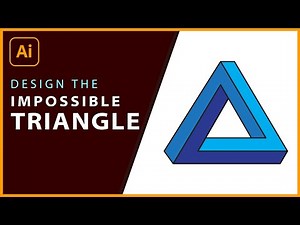 Design the Impossible Triangle (aka Penrose Triangle) in Adobe Illustrator - Beginner Tutorial
