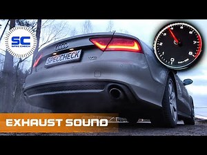 Audi A7 Sportback 3.0 TFSI 299Hp Exhaust Sound TEST
