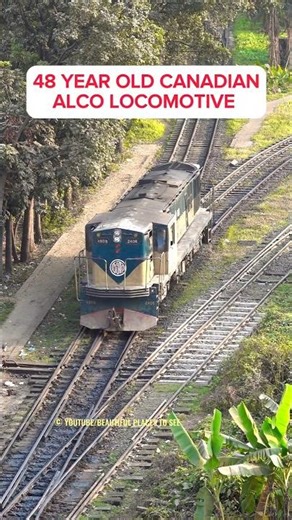 48 year old Canadian ALCO 2406 RSD 30 diesel locomotive