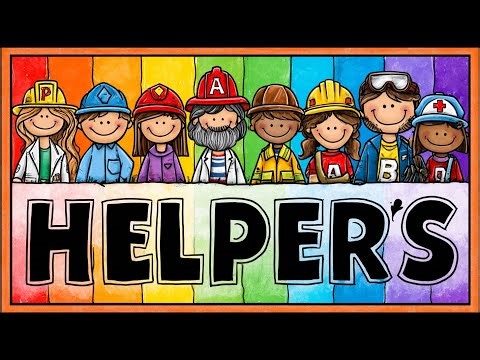 Helpers ABC 👷‍♀️🚒 | Learn the Alphabet with Community Helpers | ABC Song for Kids