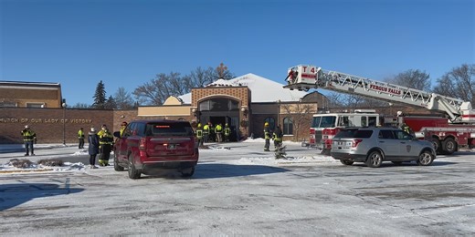 Fire reported at church, private school in Fergus Falls