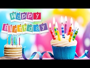 Happy Birthday song - Blowing out candles