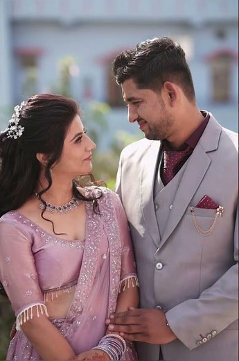 Engagement look #viralvideo #trending #engagementdressideas #lehanga #viralcoupleshorts #love #trend