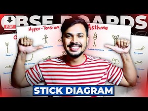 Yoga Stick Diagram PDF 🔥 Score 100/100 Physical Education Class 12 Boards 2023-24 #class12 #cbse