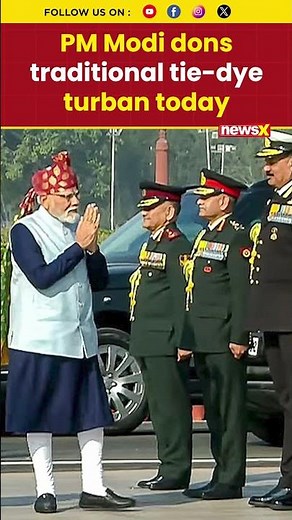 PM Modi’s Signature Turban Steals Spotlight At 77th Republic Day Celebrations