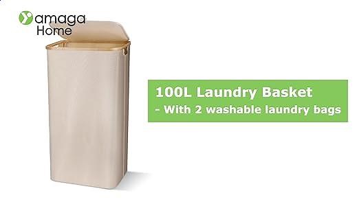 Installation guide for 100L laundry basket