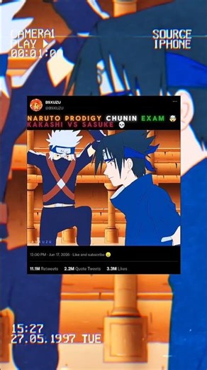 Naruto prodigy chunin exam 🤯