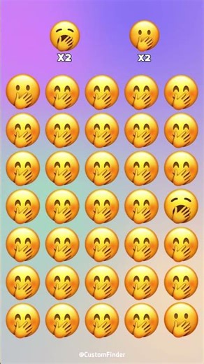 Find 4 Different Emojis in 5 Seconds! 🧠⏱️ #shorts #braingames