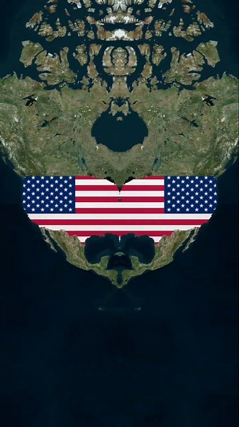 Countries And Their Mirror Maps 🤯(Part 8) #shorts #countryballs