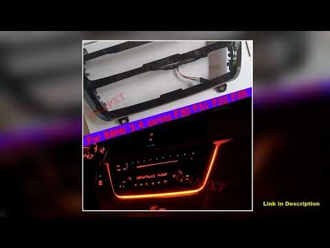 For BMW 3 Series 4 series F30 F31 F32 F35 Radio Trim LED Dashboard Center Console Lamp Blue Orange